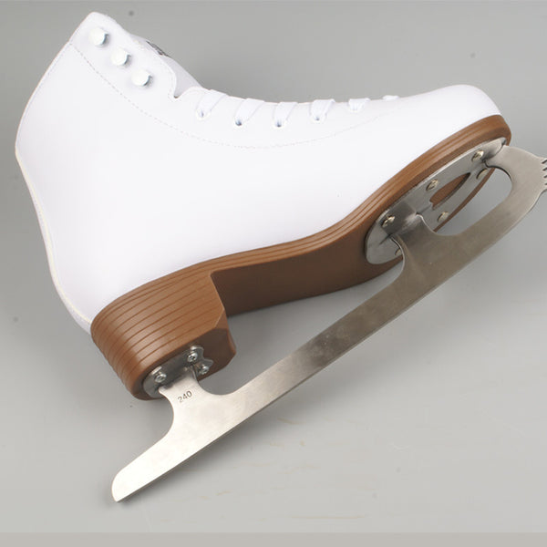 Flower Smooth Pattern Real Ice The Skating Shoes