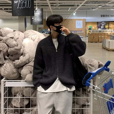 Men’s Casual Loose Sweater Coat